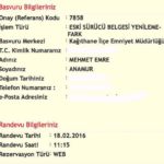 haber ehliyet yenileme randevu sonucu 2