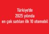 En çok satan ilk 10 otomobil 2025