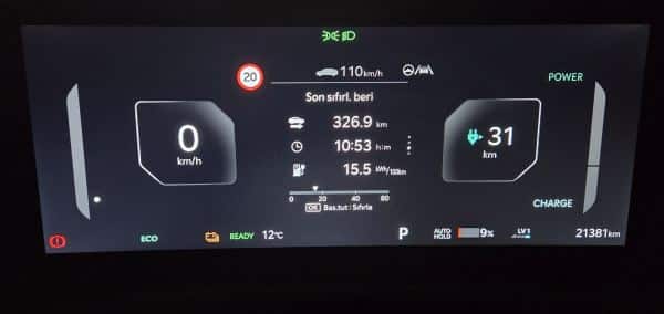 2026 Kia EV6 125 kW Elegance Standart Range kadran