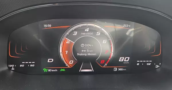 Seat Arona 2026 dijital kadran grubu