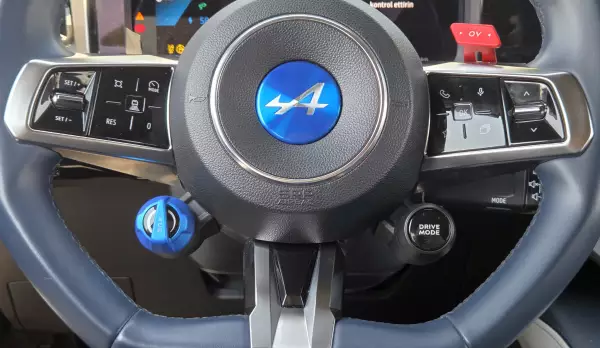 Alpine A290 GTS direksiyon